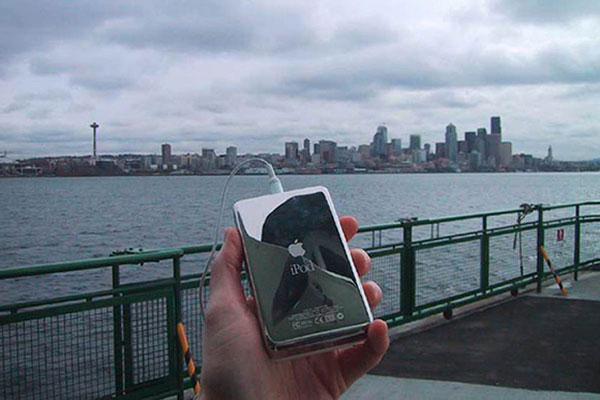A classic iPod in Seattle, WA